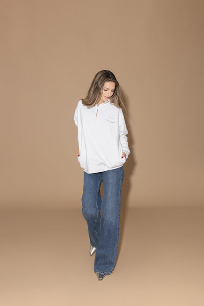 SAVE THE EARTH ZIPPER PULLOVER